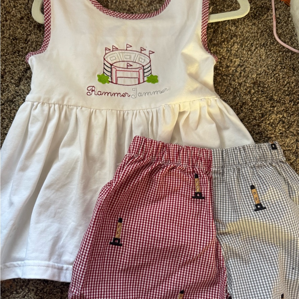 Busy bee smocks Alabama set